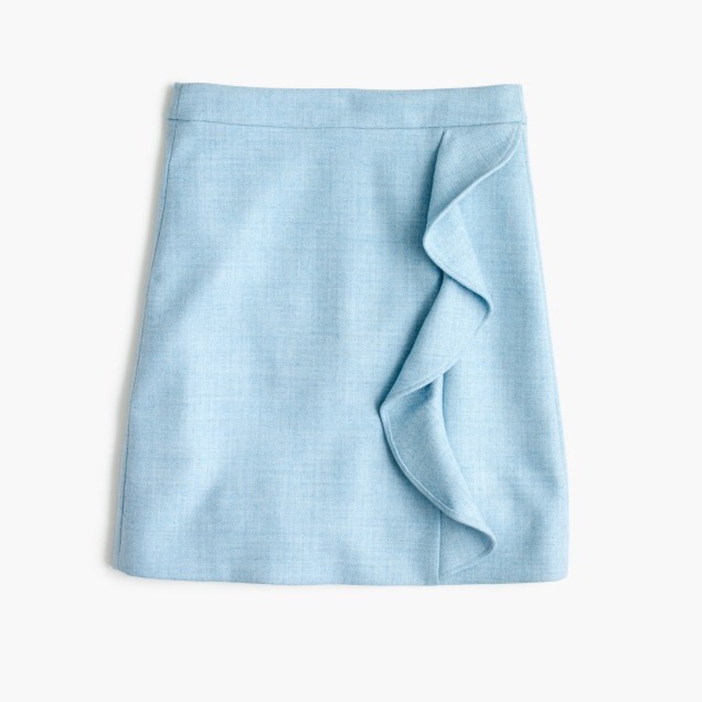 J Crew ruffle skirt